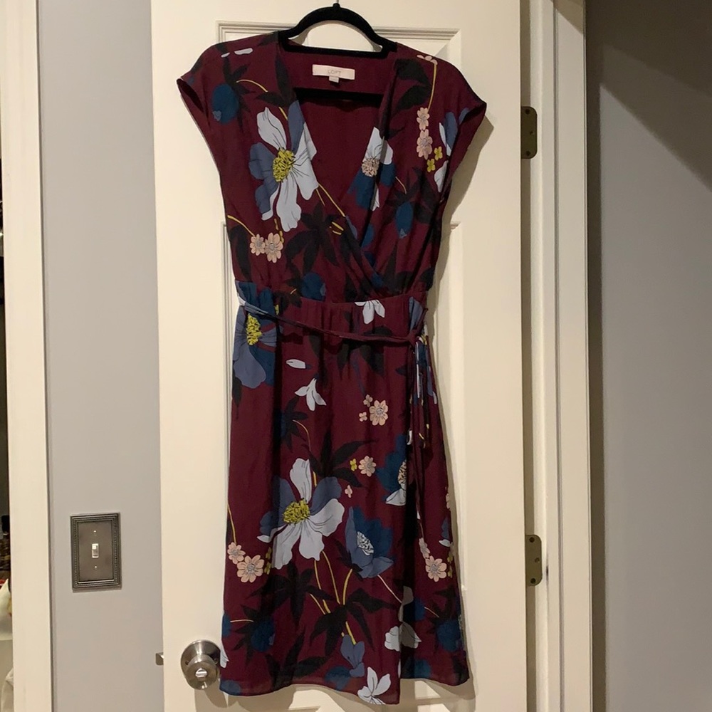 Loft short sleeve dress